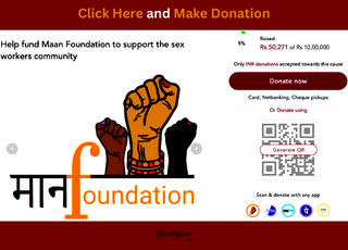 Donate to Kolkata sex workers